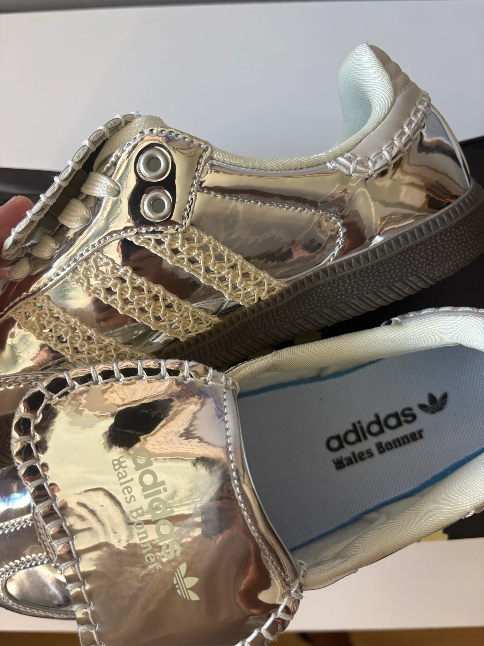 Silver Sneakers Size 40 Wales Bonner Style ✨ – photo 3